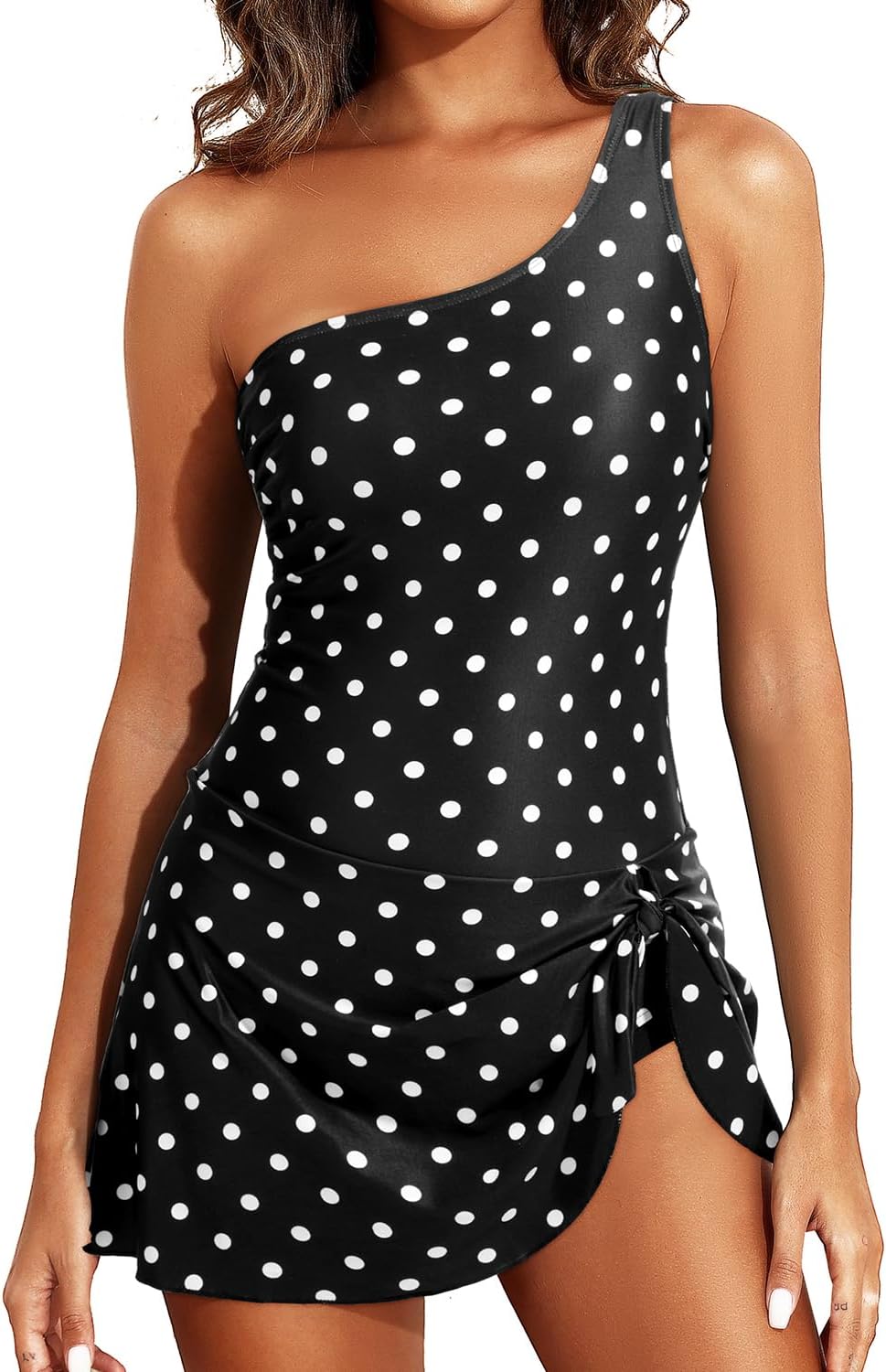 Tempt Me One Piece Swim Dress with Tummy Control for Women