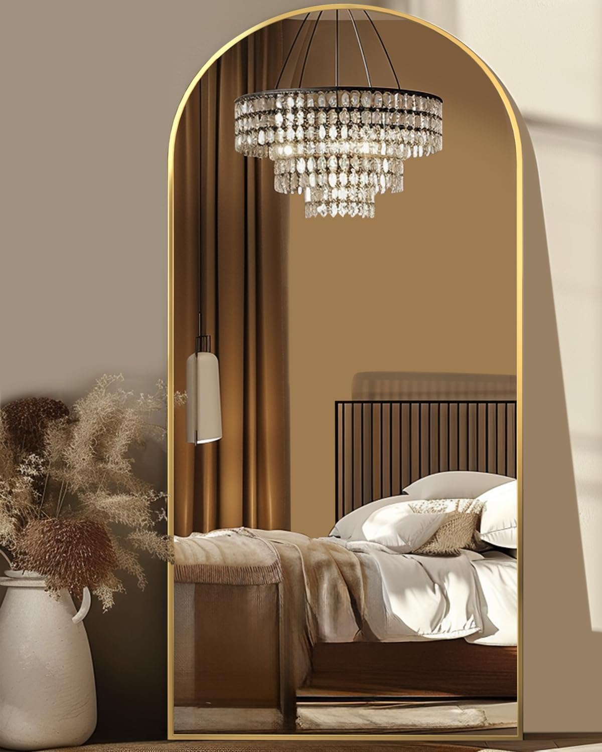 Antok Full Length Mirror 68x26 Arched Floor Mirror for Home