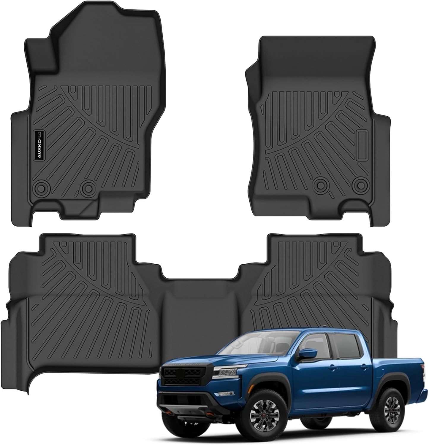 Auxko All Weather Floor Mats for Nissan Frontier 2022 2026