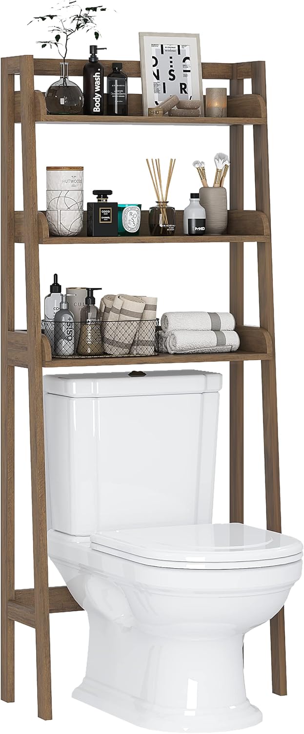 UTEX Over The Toilet Storage Shelf for Stylish Bathroom Organization
