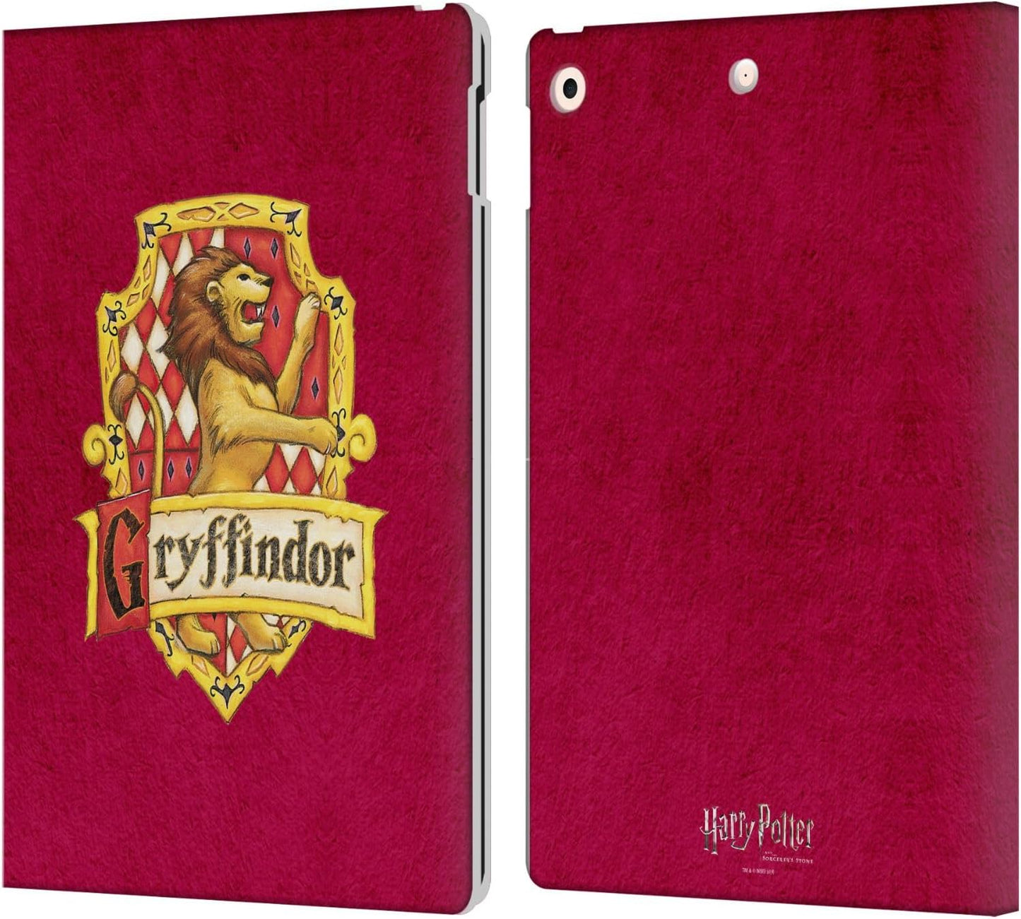 Harry Potter Gryffindor Crest Leather Wallet Case for iPad 10.2