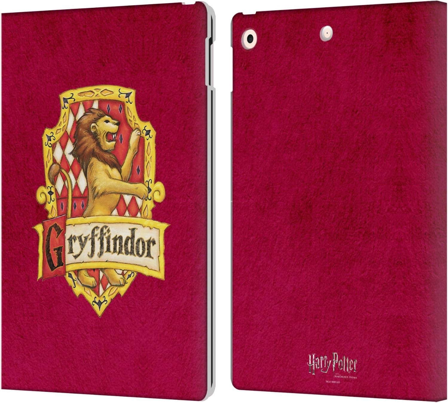 Harry Potter Gryffindor Crest Leather Wallet Case for iPad 10.2