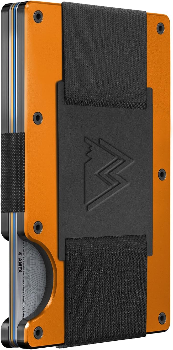 Mountain Voyage Minimalist Cash Strap Wallet - Slim RFID Wallet