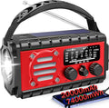 20000mAh Emergency Radio NOAA Weather Radio - Compact Survival Charger