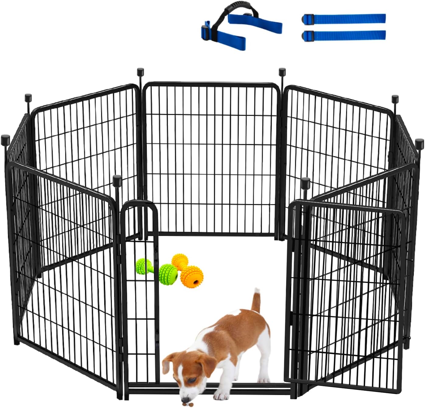 Tall Garden Fences for Dogs - 48 Inch High Modular Fencing