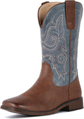 Mid Calf Cowboy Boots for Women Featuring IUV's Square Toe Design