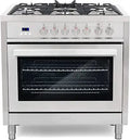 COSMO F965 36 in Dual Fuel Range with Convection Oven - Family Ready