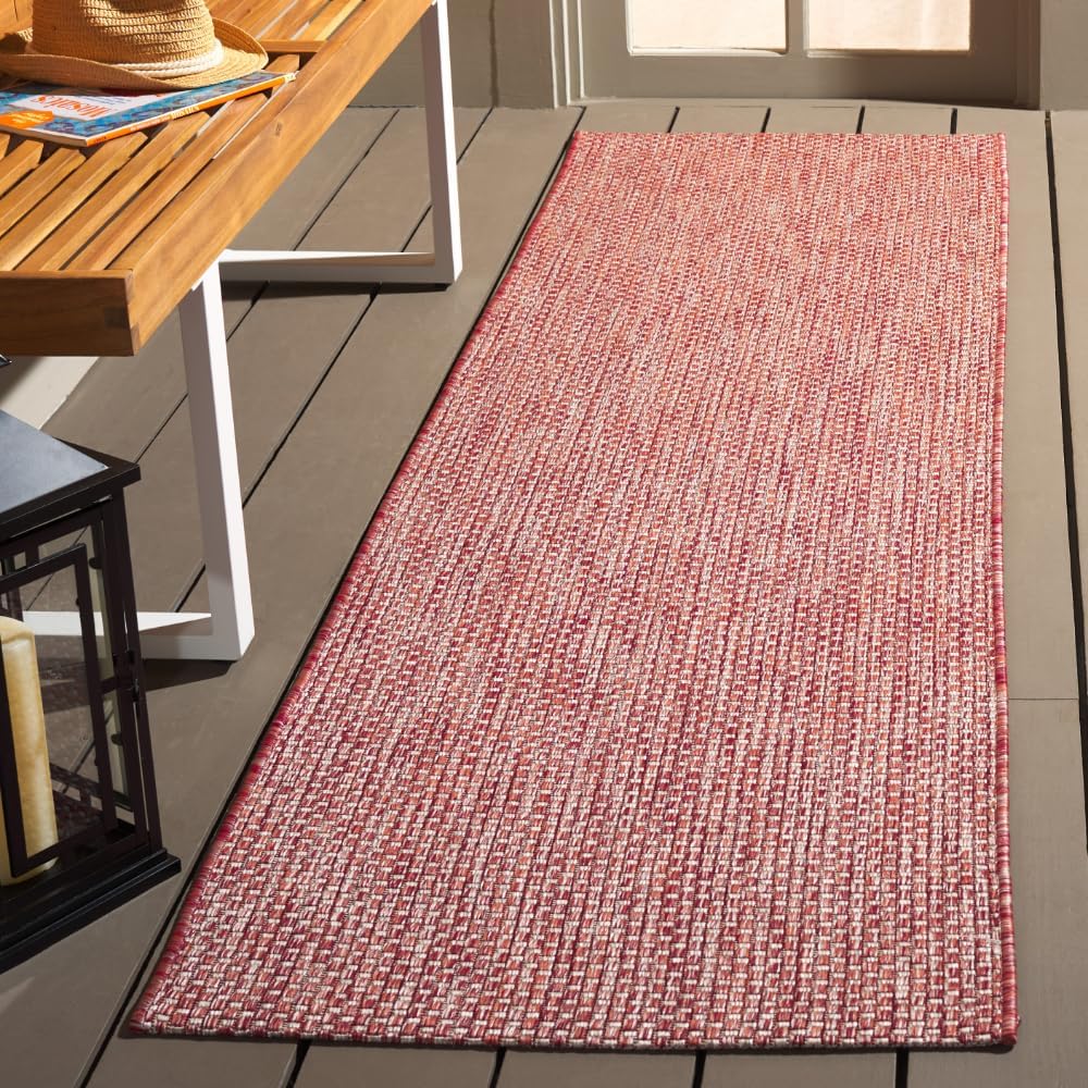 SAFAVIEH Washable Rug Outdoor Courtyard Collection Runner
