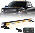 37ft 104 LED Roof Top Strobe Light Bar Amber White - High Visibility