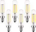 E12 LED Candelabra T6.5 4000K 6-Pack - Dimmable Vintage Style