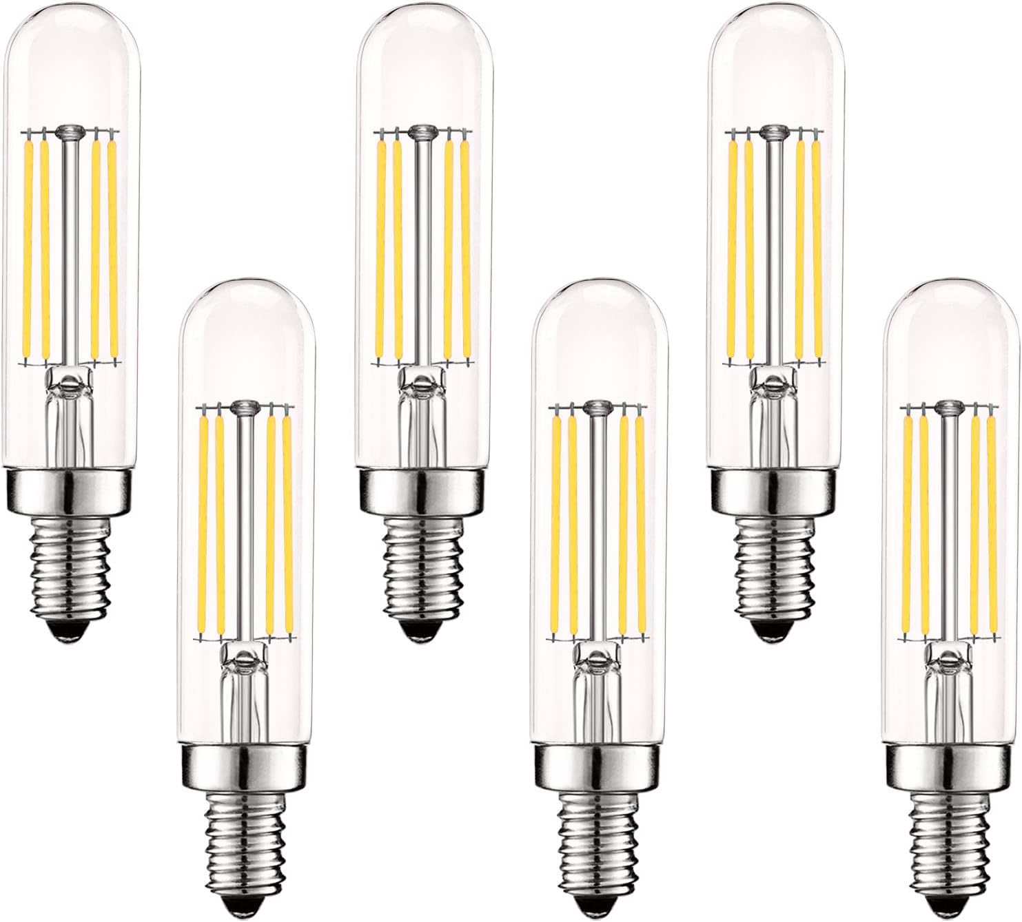 LUXRITE Vintage E12 LED Bulb 60W Equivalent for Home Lighting