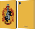 Harry Potter Hufflepuff Crest Leather iPad Pro 12.9 Case - Wallet