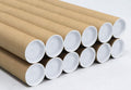 Mailing Tubes 2 in x 18 in 12 Pack - Heavy Duty Kraft Protection