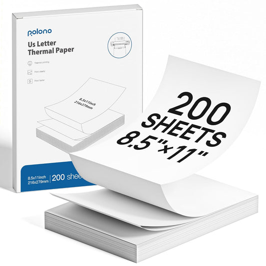High-Quality POLONO D810 Thermal Paper - 200 Sheets