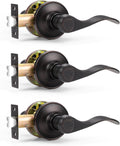 Probrico Passage Keyless Door Lock Lever Handles 3 Pack - Easy Install