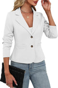 Women's Stretchy Knit Blazer Slim Fit - Lightweight Long Sleeve