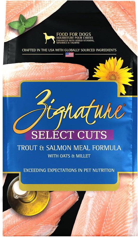 Zignature Select Cuts Trout & Salmon Dry Dog Food 12.5lb Review