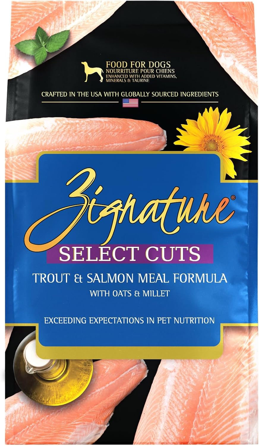 Zignature Select Cuts Trout & Salmon Dry Dog Food 25lb Review