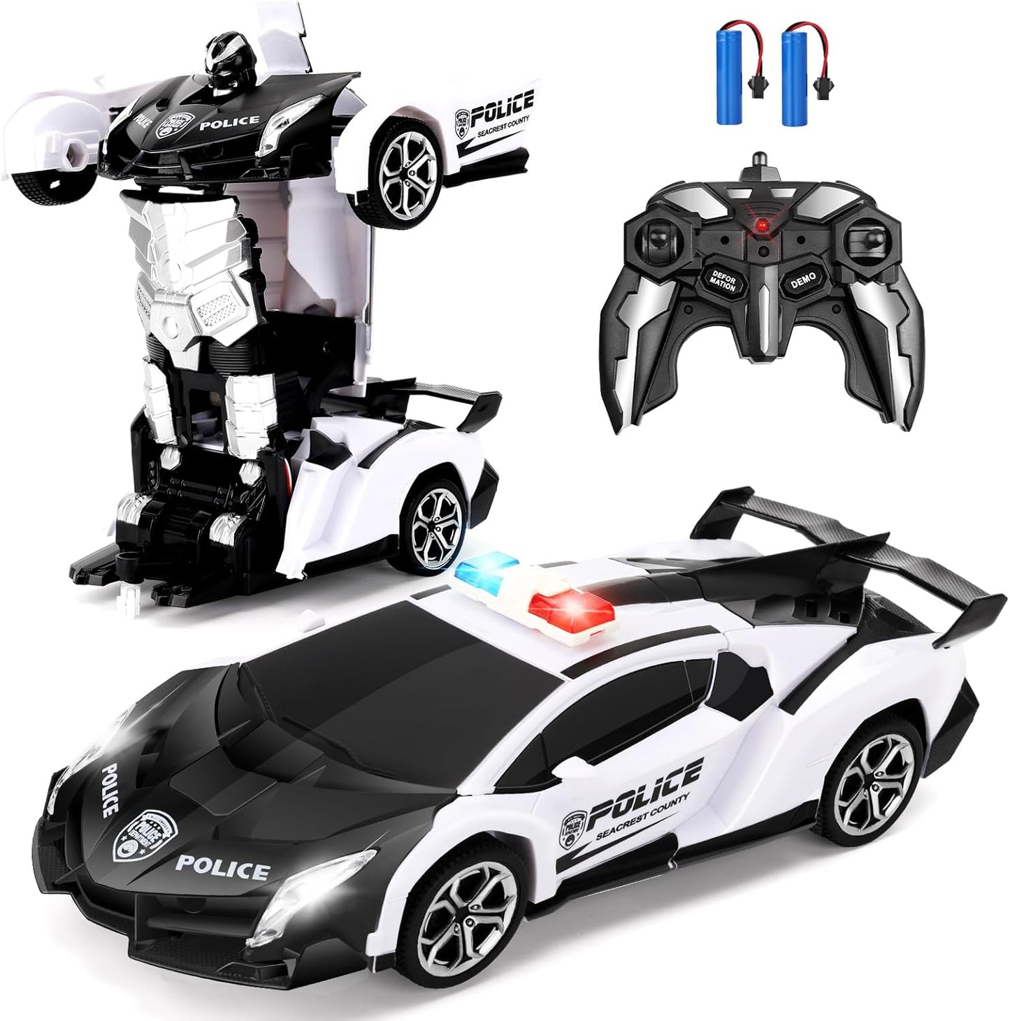 Blackma Transform RC Car - One-Button Deformation & Drifting Action!