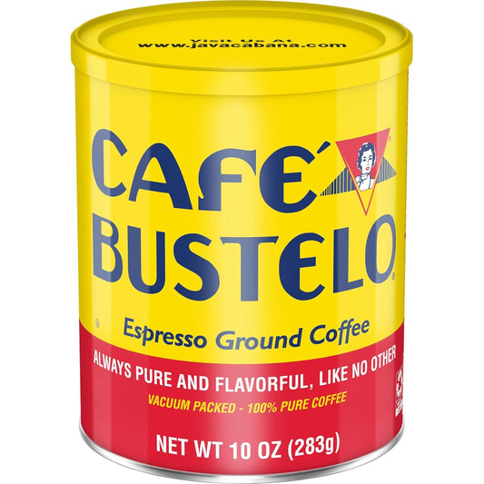 Caf Bustelo Dark Roast Ground Coffee - Bold Flavor, 10 oz