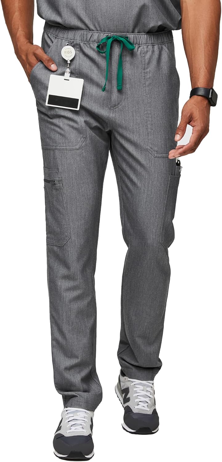 FIGS Cairo Cargo Scrub Pants for Men with 9 Pockets and Comfort