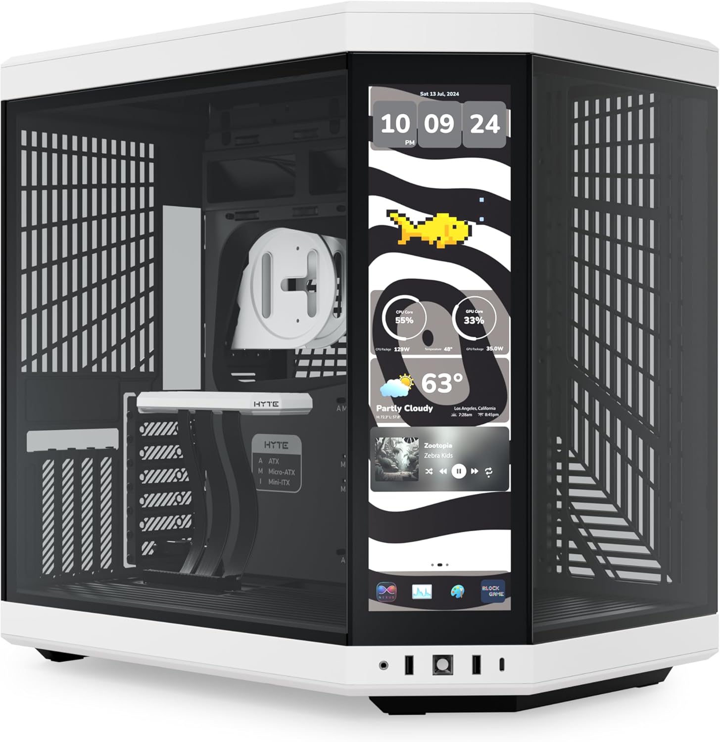 HYTE Y70 Touch Infinite Dual Chamber ATX Mid Tower Case Review