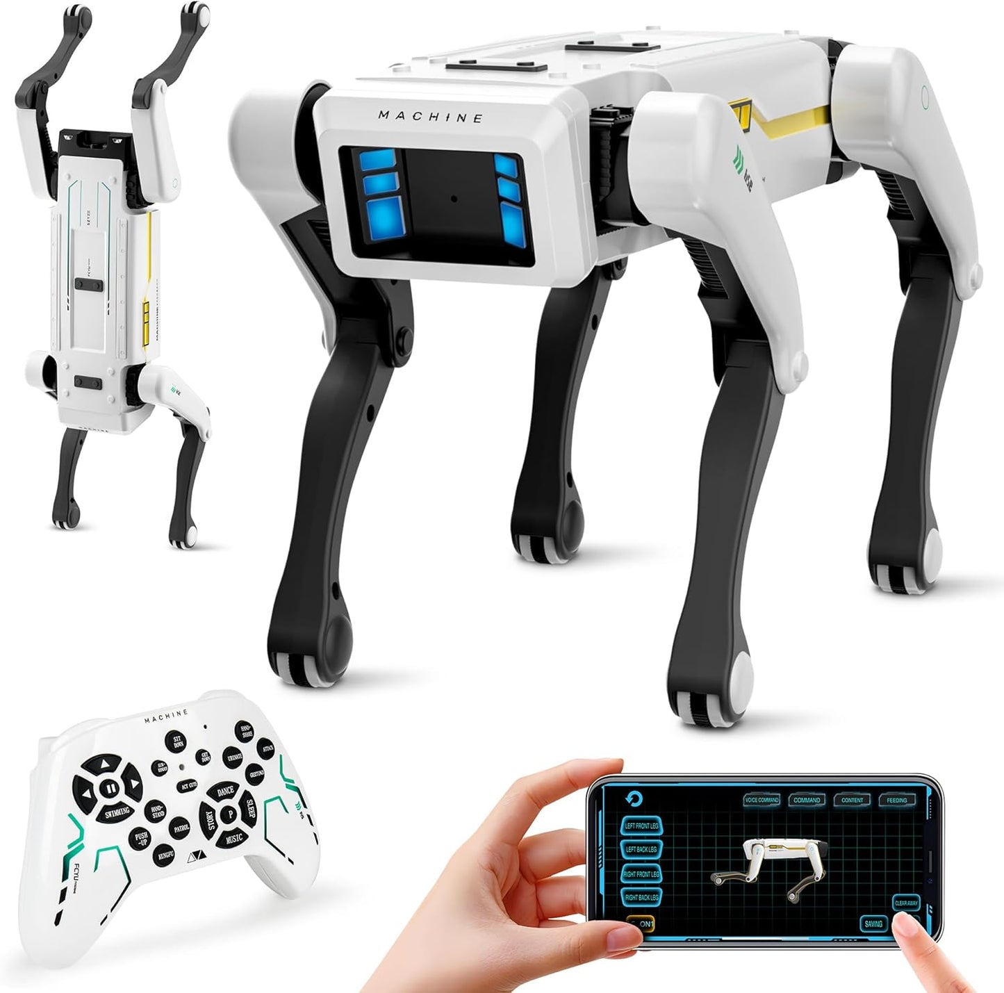 Smart Robot Dog Interactive STEM Pet with Voice Control Fun