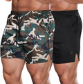 Men's 2 Pack Gym Workout Shorts 5 in Quick Dry - Lightweight