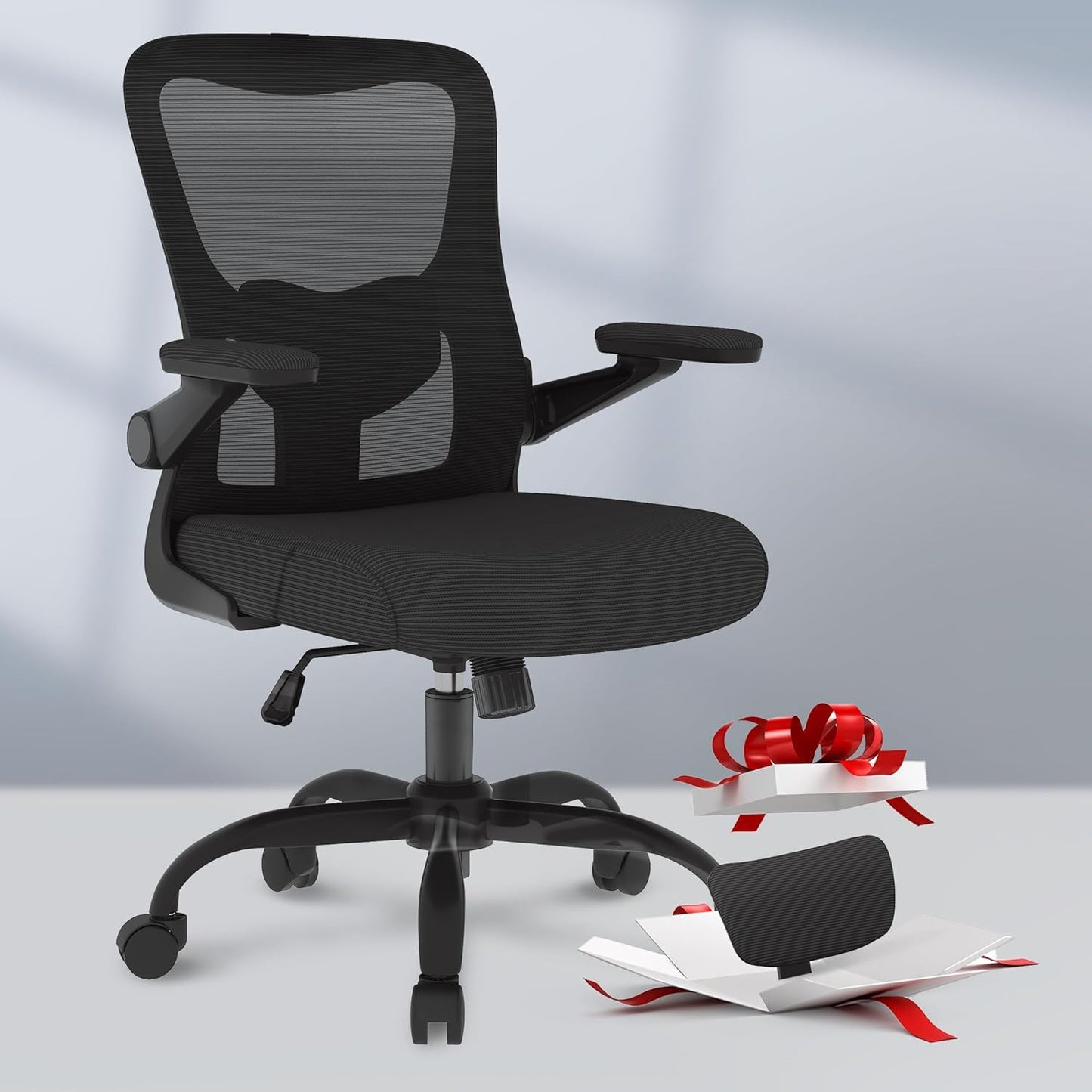 FlexiSpot Black Mesh Office Chair - Ultimate Comfort