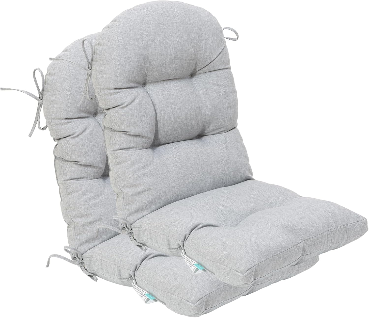 QILLOWAY High Back Chair Cushion Set for Adirondack Comfort
