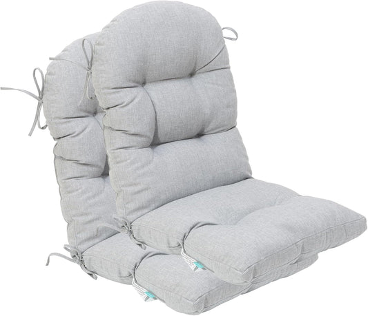 QILLOWAY High Back Chair Cushion Set for Adirondack Comfort