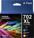702XL T702XL Ink Cartridges Remanufactured High Yield Replacement - 4