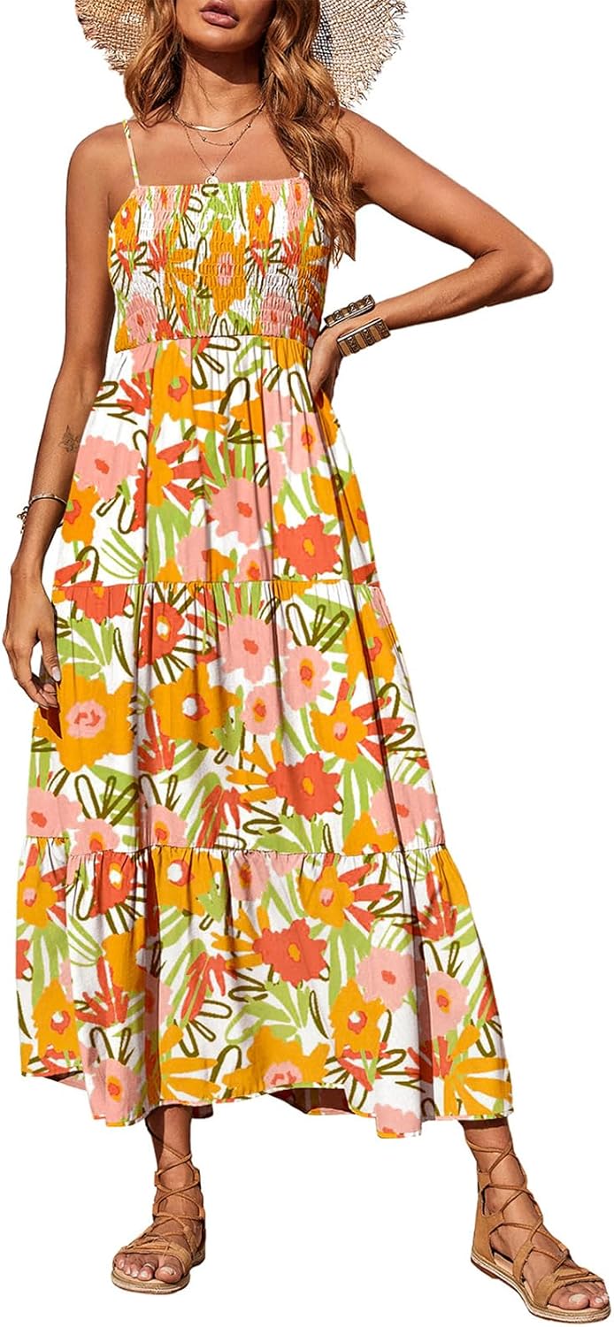 PRETTYGARDEN Women's Summer Maxi Dress for Casual Beach Style