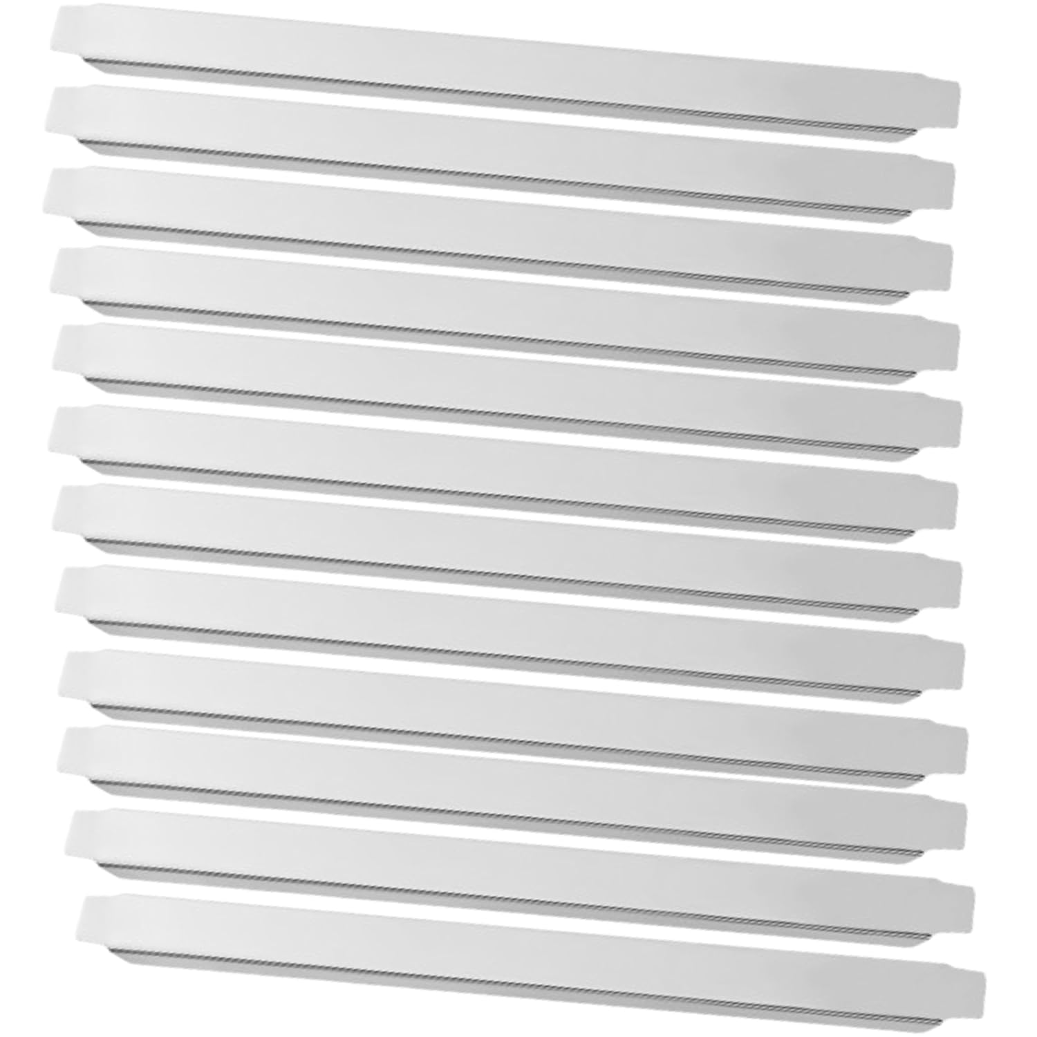 12-Pack 12 inch Stainless Steel Steam Table Adapter Bars for Kitchens