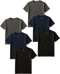 Classic Men's Short Sleeve Cotton Undershirts - Soft Crew Neck Fit