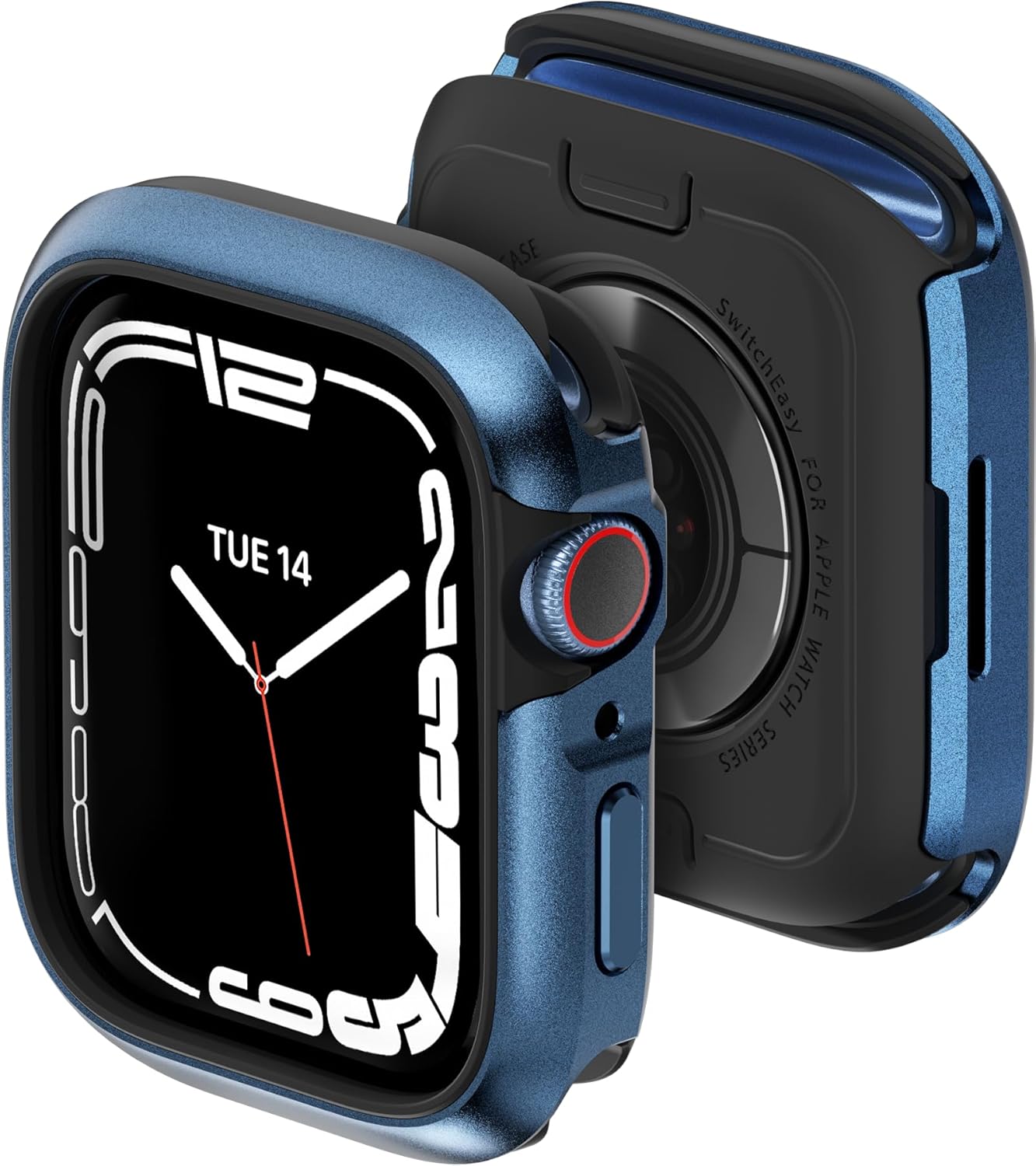 MAGEASY Rugged Case for 45mm Apple Watch Series 9, 8, 7 - Blue