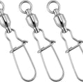 Dr.Fish 20 Pack Ball Bearing Snap Swivels - Smooth, Strong Clips