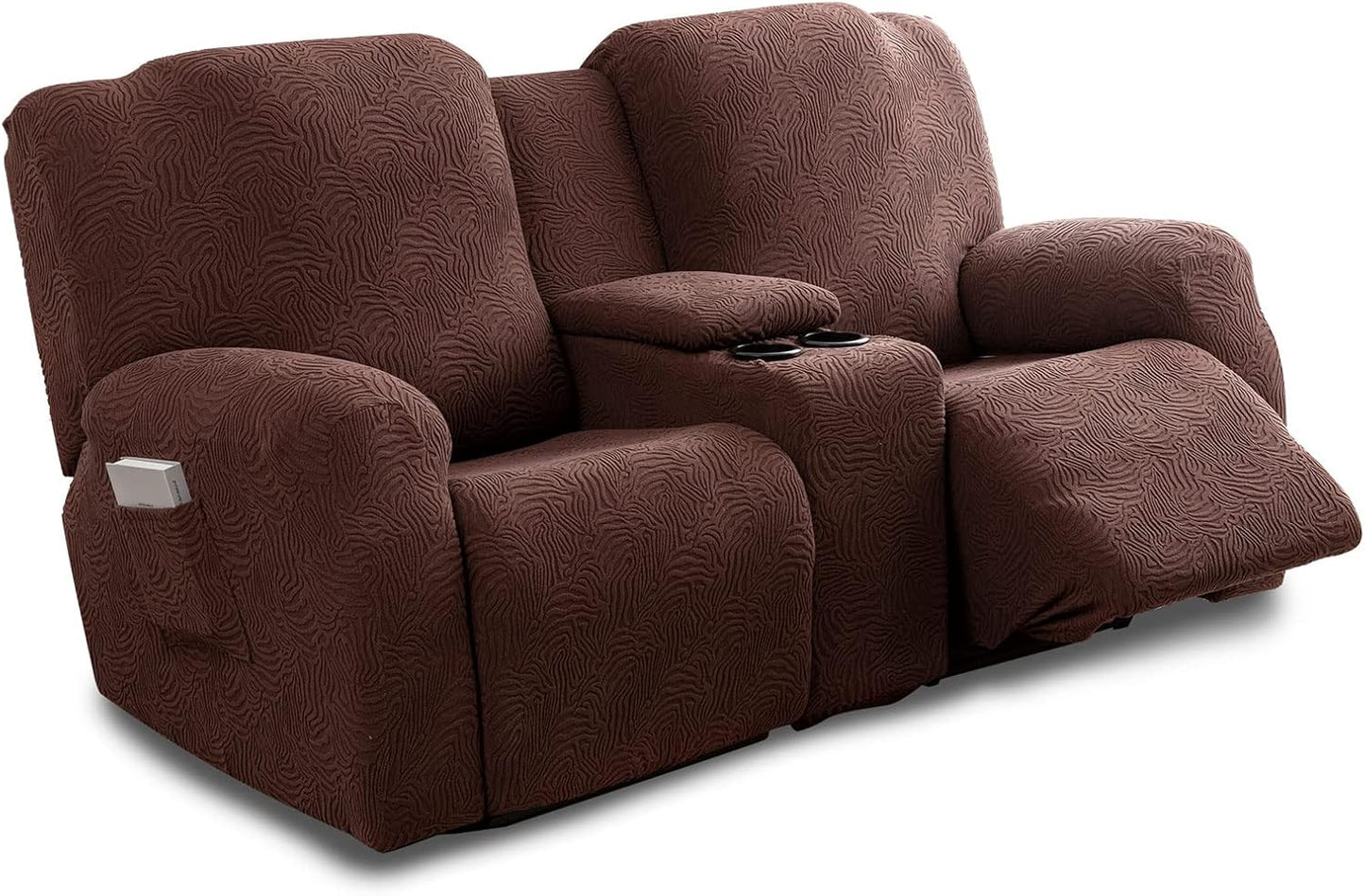 Recliner Loveseat Cover with Center Console for Stylish Protection