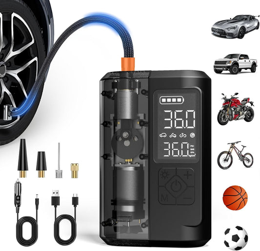 VEIYIE Cordless Air Pump: Portable 150 PSI Inflator