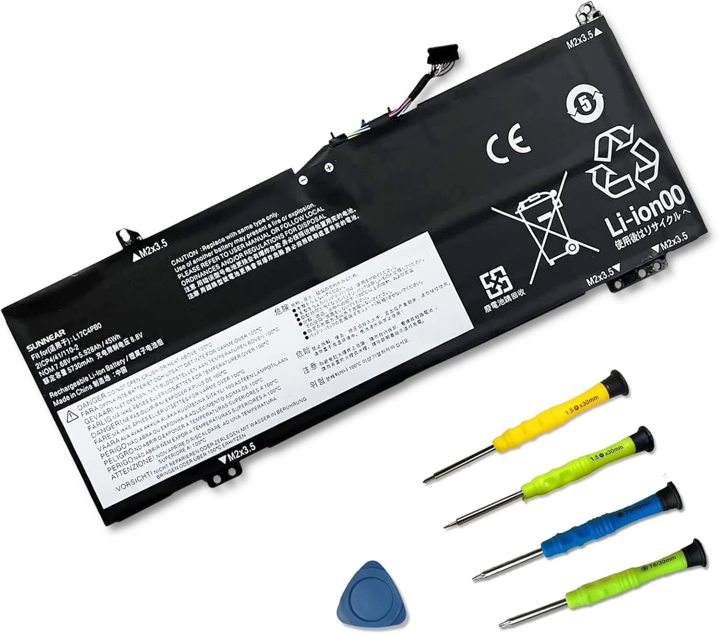 L17C4PB0 Battery for Lenovo Flex 6-14IKB and IdeaPad Series