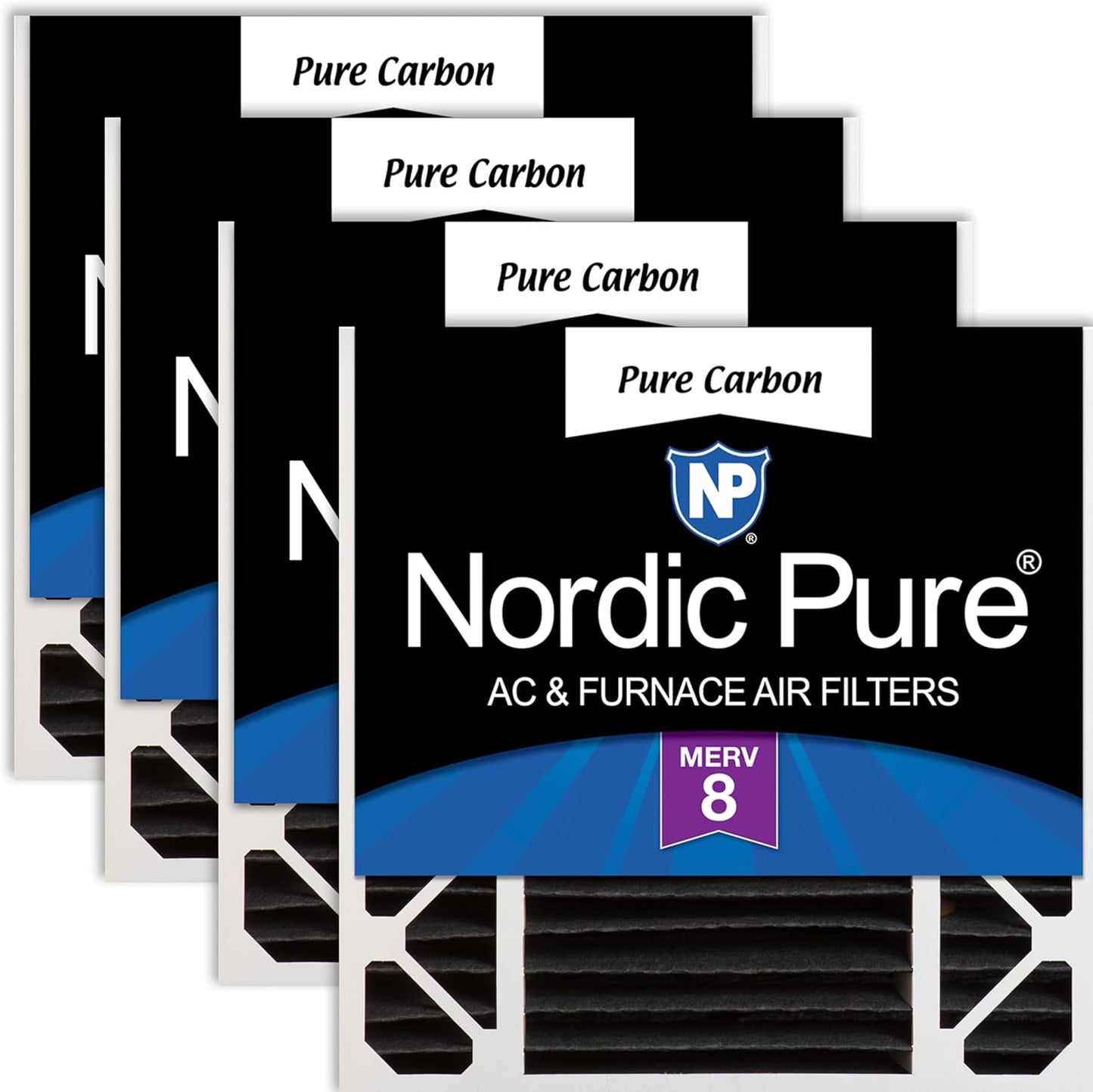 Nordic Pure 20x20x5 Replacement Odor Reduction Merv 8 Filter