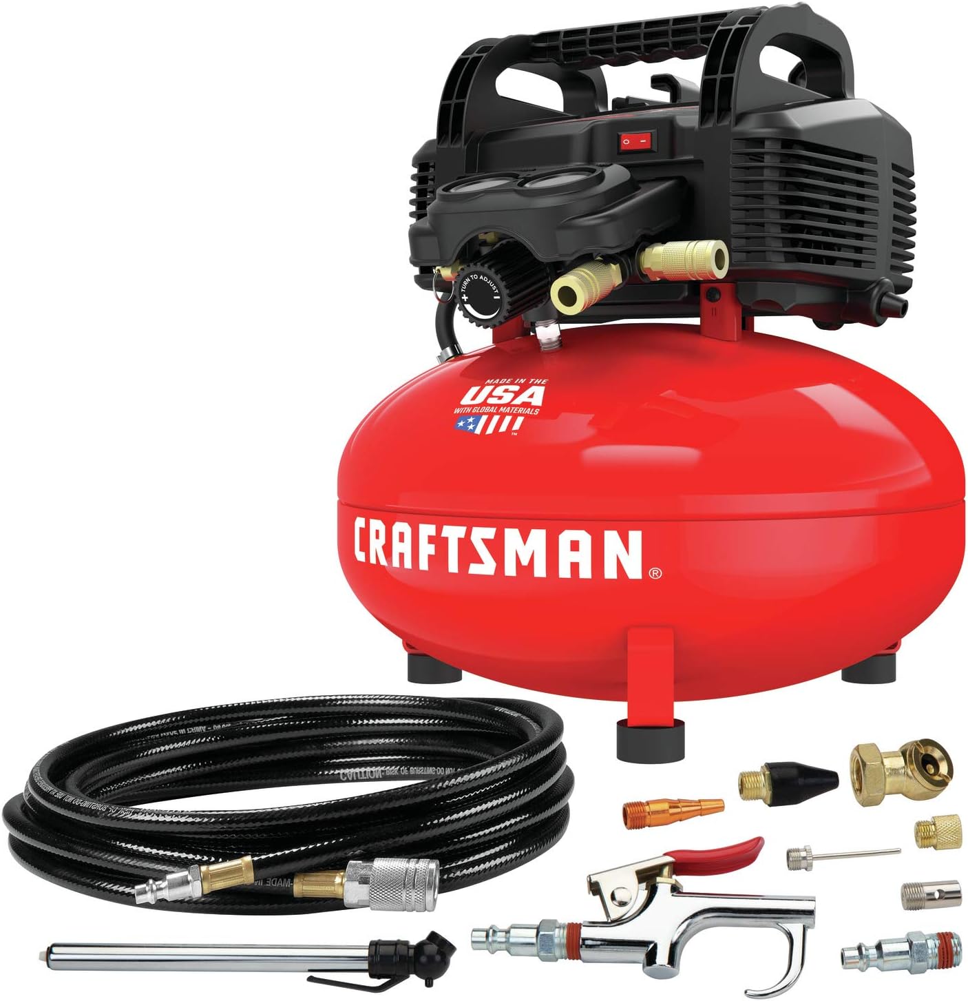 CRAFTSMAN 6 Gal Pancake Air Compressor Kit