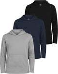 Boys Hoodies 3 Pack Mesh Sweatshirts for Kids - Breathable Set