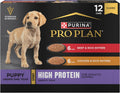 Purina Pro Plan Sport High Protein Wet Puppy Food Variety Pack - 12