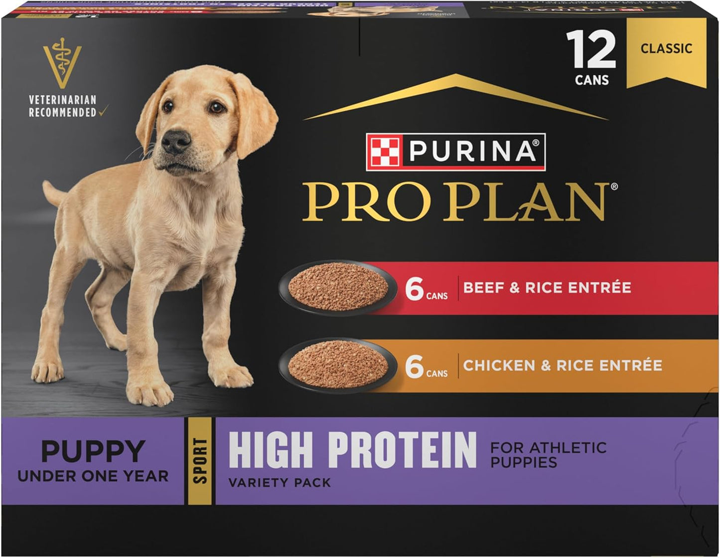 Purina Pro Plan Sport High Protein Wet Puppy Food Variety Pack