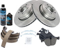 TRQ Rear Brake Pad & Rotor Kit for BMW 750i/750Li/760i/760Li