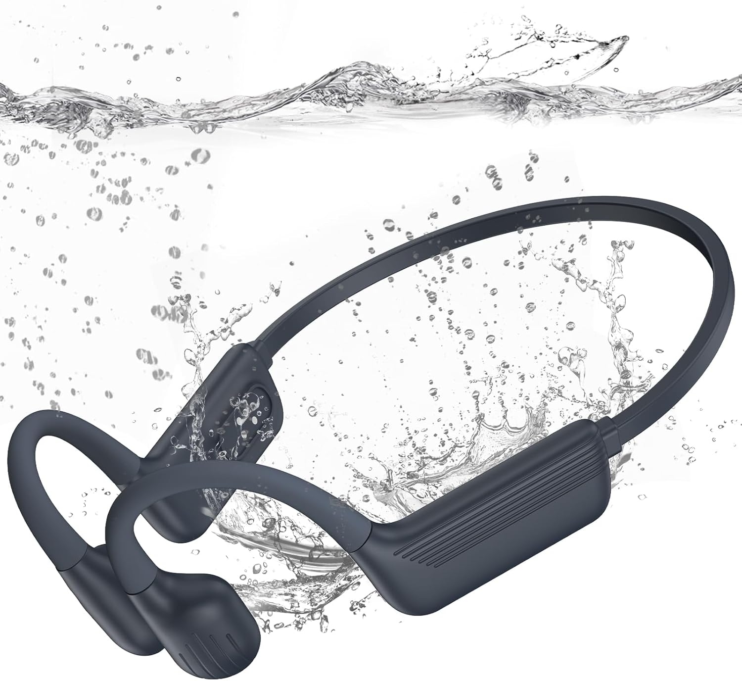 Swimming Headphones with Bone Conduction for Underwater Use