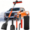 Car Windshield Ice Scraper and Snow Brush 3-in-1 - Extendable Reach