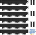Metal Landscape Edging 6-Pack 40in x 8in Strips - 20ft Border