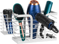 Hair Dryer Holder Station Wall Mounted - Compact Stainless Organizer